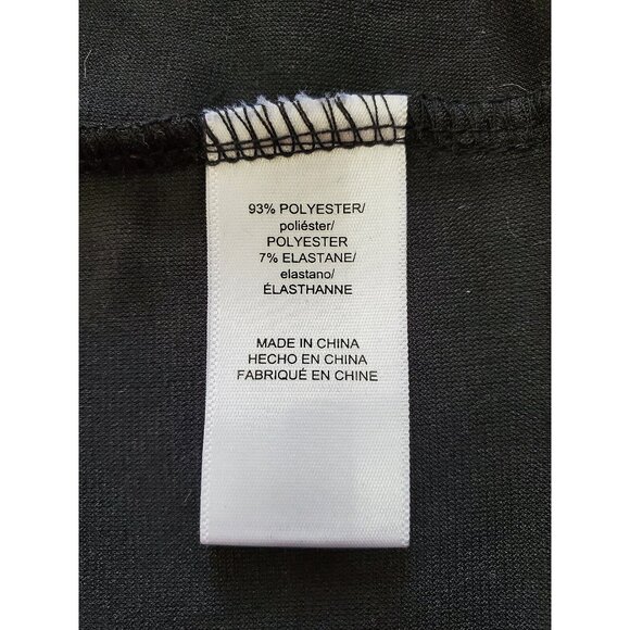 ARABELLA SUPER SOFT VELOURS BLACK BATHROBE Size 2X # 175 - Picture 9 of 10